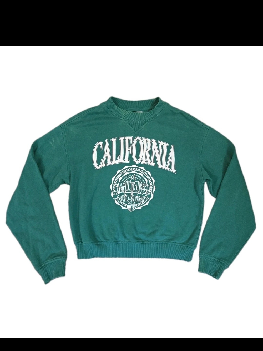H&M Divided California State University Crop Sweatshirt XS